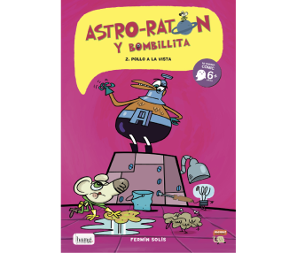 Astro-ratón y bombillita 2, Pollo a la vista (digital)