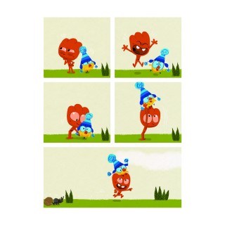 Pticawa et le caneton