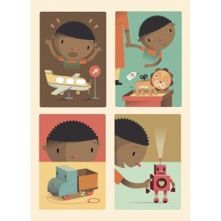 Rafa y Zoe en el parque