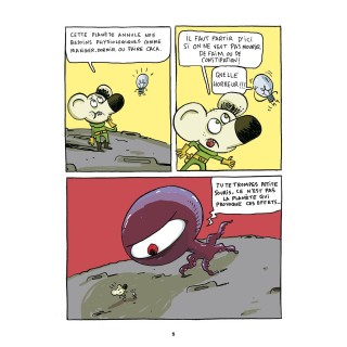 Astro-ratón y bombillita, parece que chispea