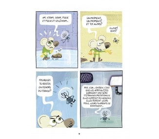 Astro-ratón y bombillita 2, Pollo a la vista Astro-ratón y bombillita 2, Pollo a la vista