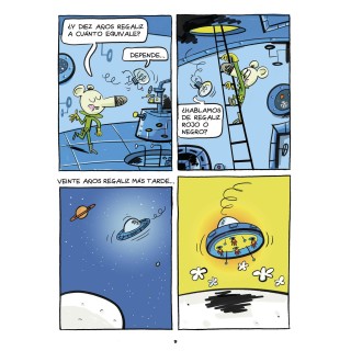 Astro-ratón y bombillita 4, El planeta peladilla