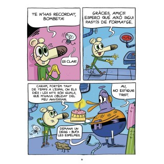 Cosmo-souris et Ampoulette 5, Retour sur terre inconnue