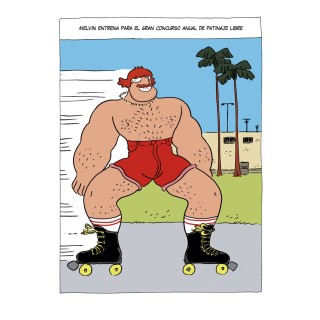 Melvin nº1, supersexy roller