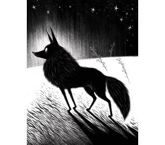 El lobo en la luna