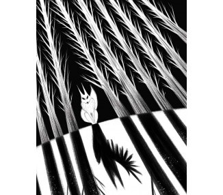 El lobo en la luna