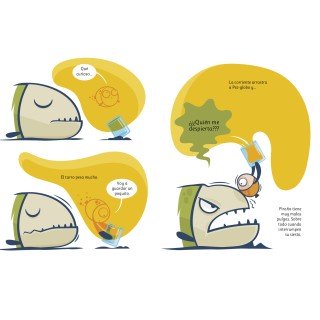 Pez globo a todo color