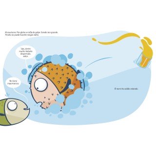 Pez globo a todo color