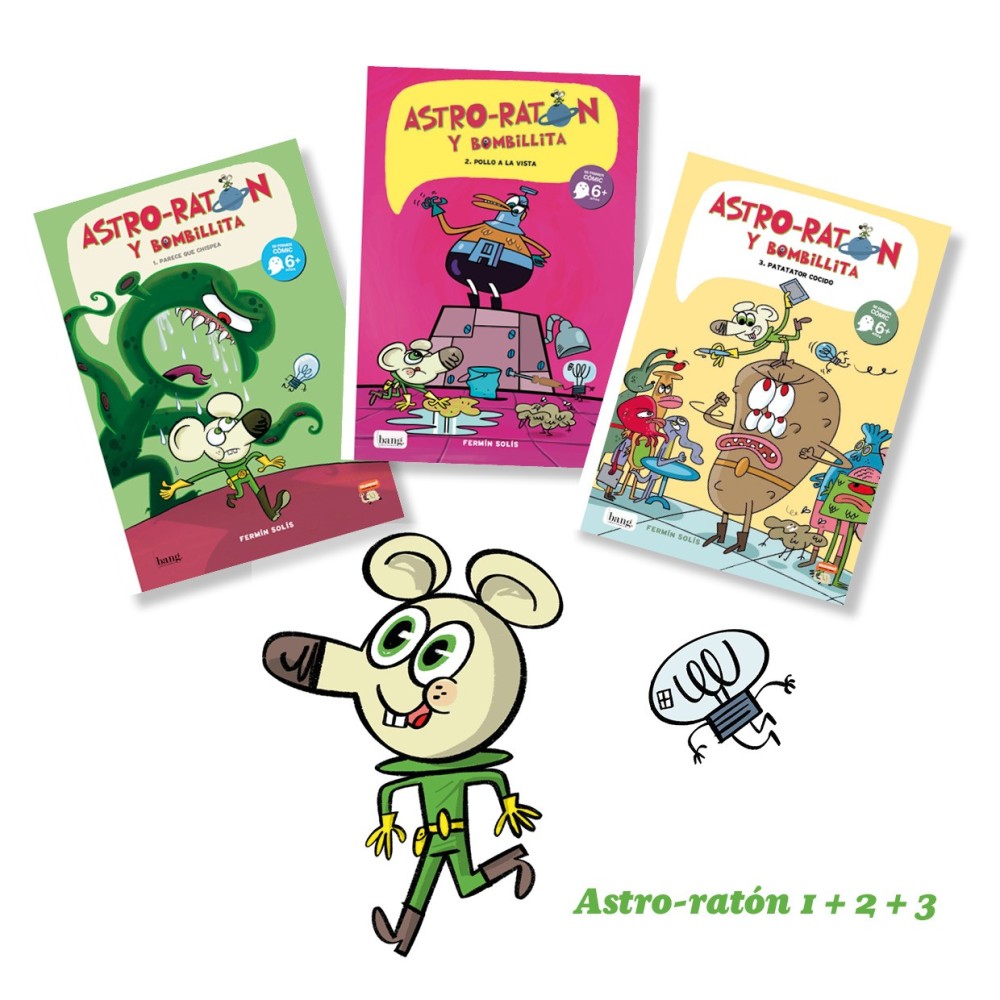 Pack Astro-ratón 1 a 3 (castellano) Pack Astro-ratón 1 a 3 (castellano)