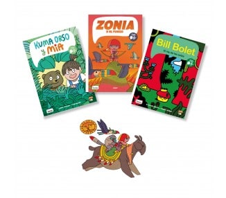 Pack Kuma Orso y Mia / Bill Bolet / Zonia (castellano)