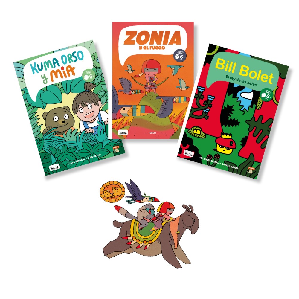 Pack Kuma Orso y Mia / Bill Bolet / Zonia (castellano)