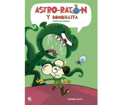 Astro-ratón y bombillita, parece que chispea