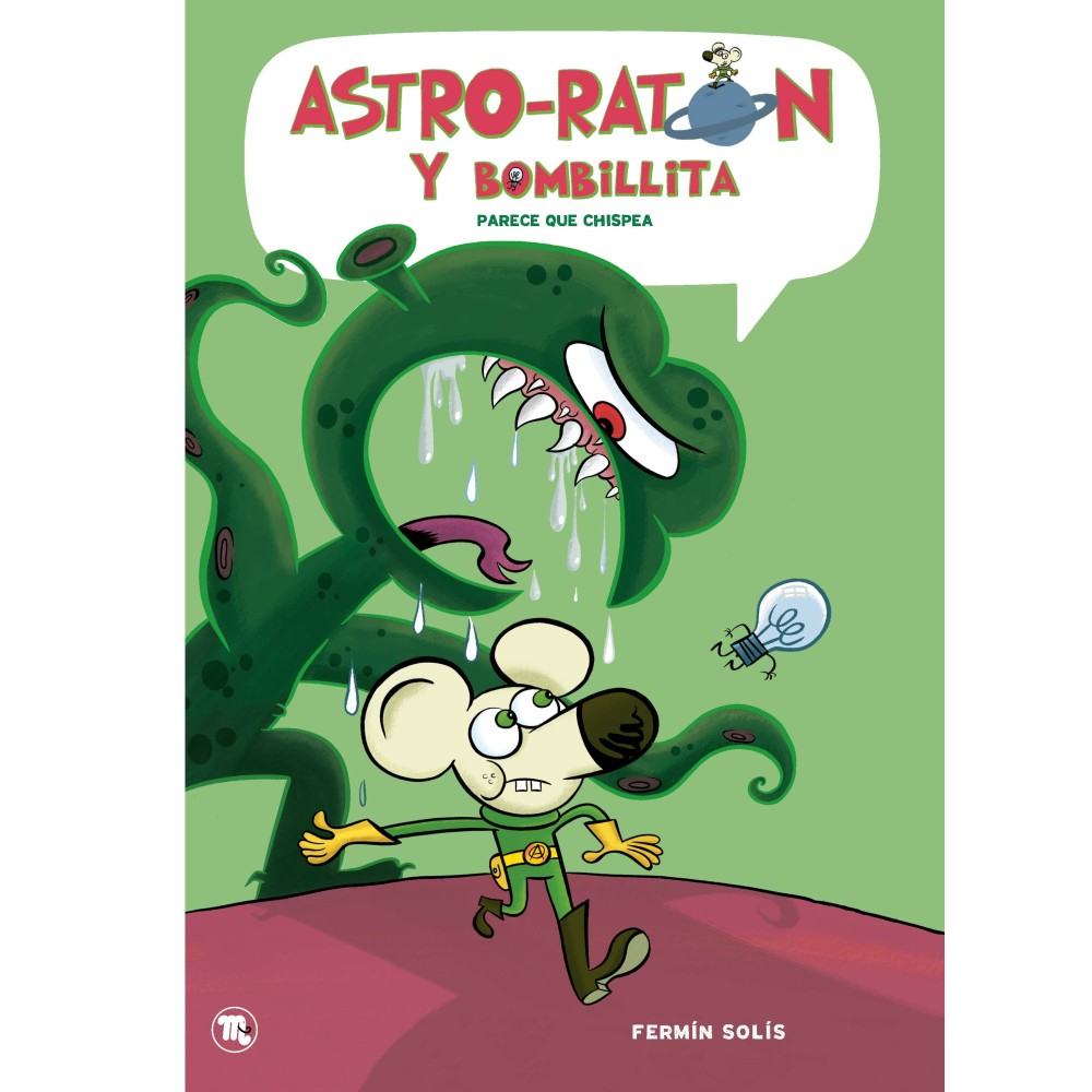 Astro-ratón y bombillita, parece que chispea Astro-ratón y bombillita, parece que chispea