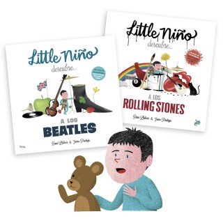 Pack Little Niño Beatles + Rolling Stones (castellano)